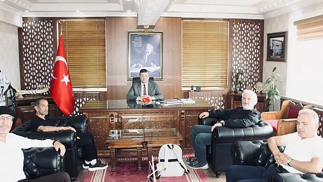 Heyamola Derneği'nden Kaymakam Uçar'a Ziyaret
