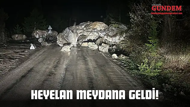Heyelan Meydana Geldi!