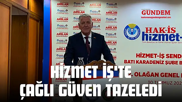 Hizmet İş'te Çağlı Güven Tazeledi