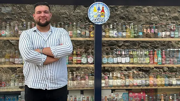Hobi olarak başladı, dükkan açtı: Gazoz kapağı koleksiyonundan gazoz bakkala
