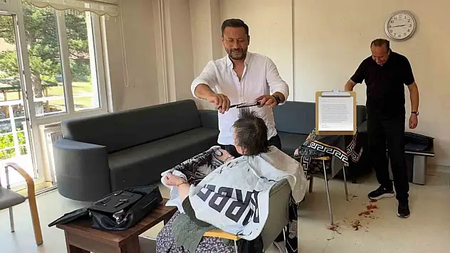 Huzurevi sakinlerinin hayır duasını aldılar