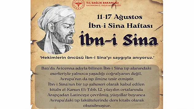 İbn-i Sina Haftası'nda Tıbbın Öncüsü Anılıyor