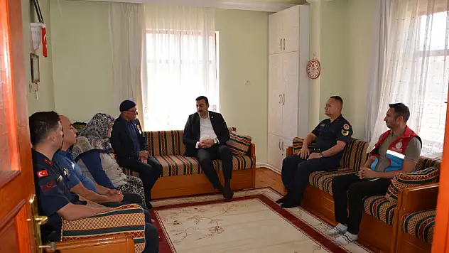 İhsangazi Kaymakamı Şahin'den Gazilere Ziyaret