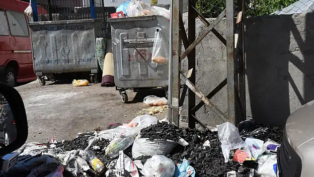 İhtiyaç sahiplerine ücretsiz verilen kömürler çöpe atıldı