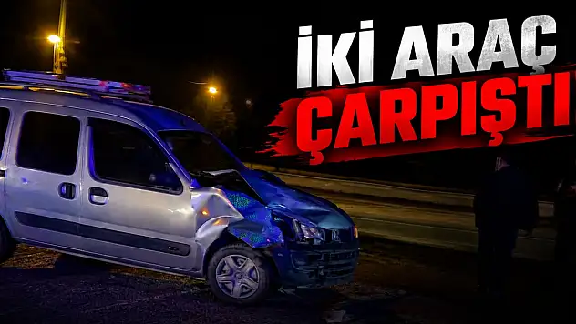 İki Araç Çarpıştı!