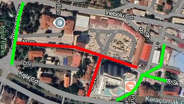 İki Sokak Geçici Olarak Trafiğe Kapatıldı
