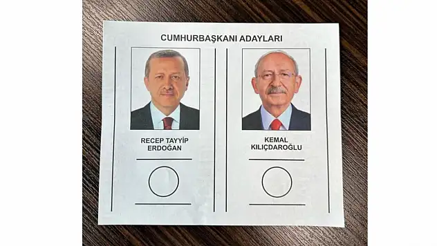 İkinci turda kullanılacak oy pusulası belirlendi