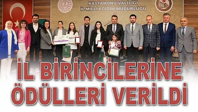 İl Birincilerine Ödülleri Verildi