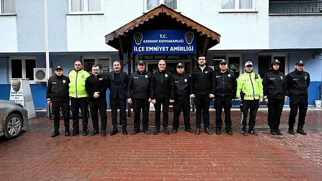 İl Emniyet Müdürü Taş, Azdavay İlçe Emniyet Amirliğini Ziyaret Etti