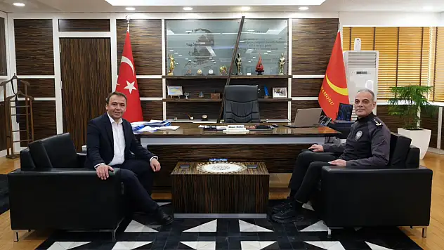 İl Emniyet Müdürü Taş'tan Belediyeye Ziyaret