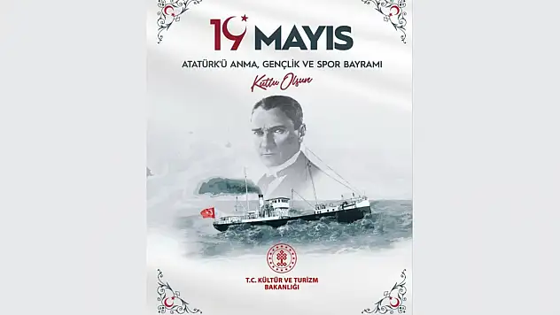 İl Kültür ve Turizm Müdürlüğü'nden 19 Mayıs Mesajı