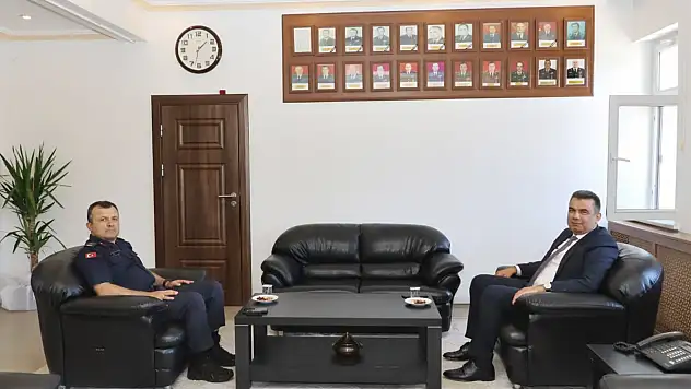 İl Millî Eğitim Müdürü Gümüş'ten İl Jandarma Komutanı Uz'a Ziyaret
