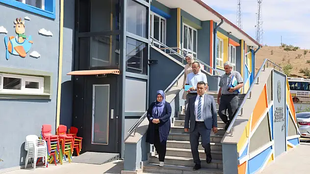 İl Millî Eğitim Müdürü Hasan Gümüş'ten Behiye Barut Anaokuluna Ziyaret