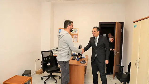 İl Millî Eğitim Müdürü Hasan Gümüş Personelle Bayramlaştı