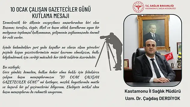 İl Sağlık Müdürü Derdiyok: 'Gazetecilerimizin Verdiği Mücadele Her Türlü Takdirin Üzerindedir'