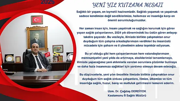İl Sağlık Müdürü Derdiyok: 'Sağlıklı Bir Yaşam, En Kıymetli Hazinemizdir'