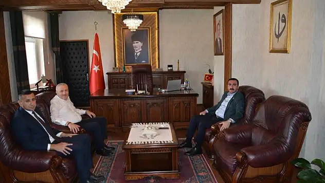 İl Sağlık Müdürü Yavuzyılmaz'dan Kaymakam Şahin'e Ziyaret