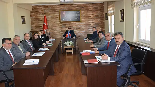 İlçe İdare Şube Başkanları Toplantısı Gerçekleştirildi