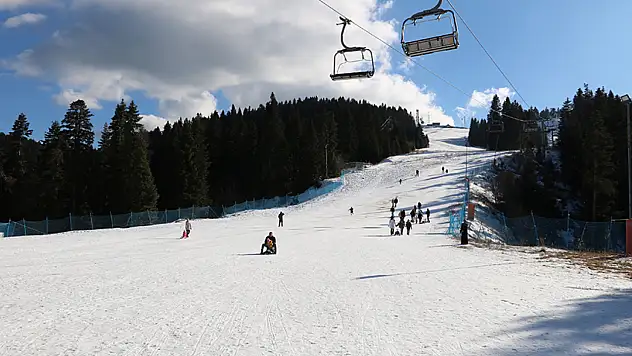 Ilgaz'da Kar Kalınlığı 14 Santim