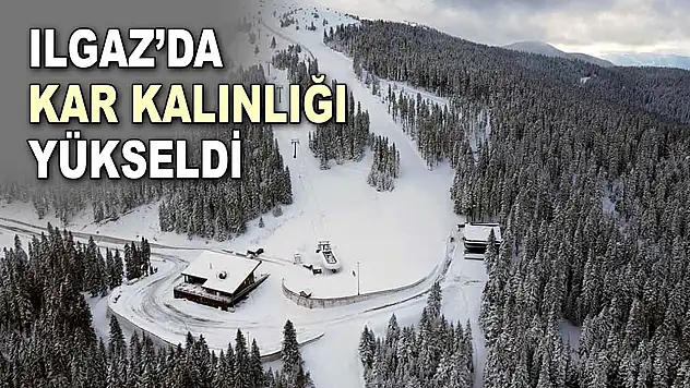 Ilgaz'da Kar Kalınlığı 29 Santimetreye Yükseldi