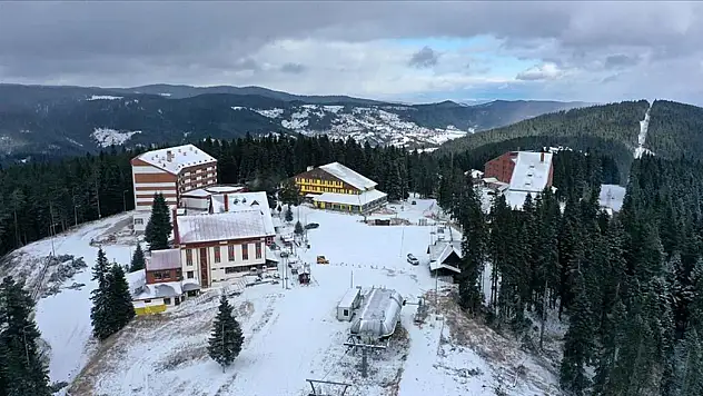 Ilgaz'da Kar Kalınlığı 7 Santimetre Ölçüldü