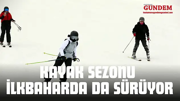 Ilgaz'da Kayak Sezonu İlkbaharda Da Sürüyor