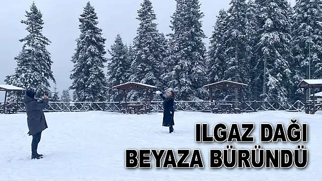 Ilgaz Dağı Beyaza Büründü