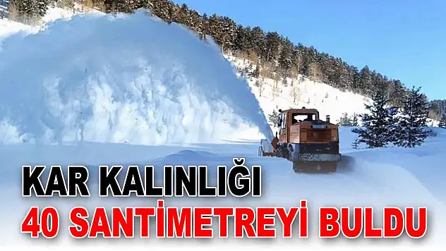 Ilgaz Kar Kalınlığı 40 Santimetreyi Buldu