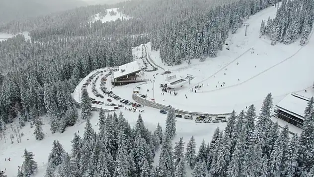 Ilgaz Yurduntepe Kayak Merkezi'nde Sezon Yoğunluğu
