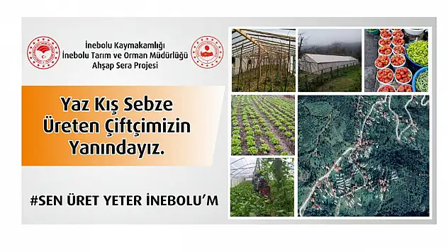 İnebolu Ahşap Sera Projesi sürüyor