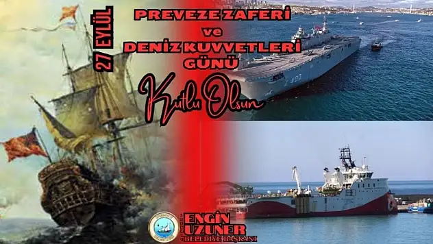 İnebolu Belediyesi'nden Deniz Kuvvetleri Günü Mesajı