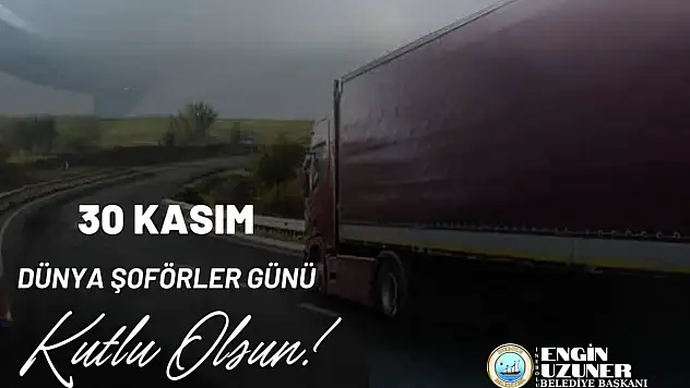 İnebolu Belediyesi'nden Dünya Şoförler Günü Kutlaması