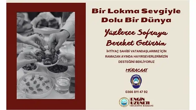 İnebolu Belediyesi'nden Hayırseverlere Duyuru