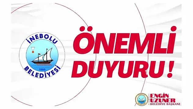 İnebolu Belediyesi'nden Park Uyarısı!