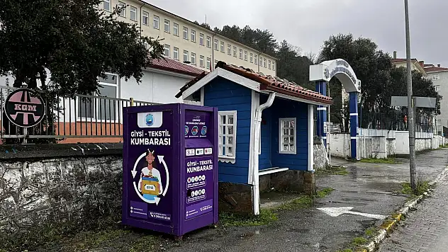 İnebolu'da Giysi ve Tekstil Kumbaraları Yerleştirildi