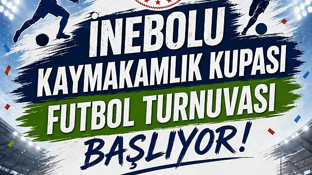 İnebolu'da Kaymakamlık Kupası Futbol Turnuvası Başlıyor