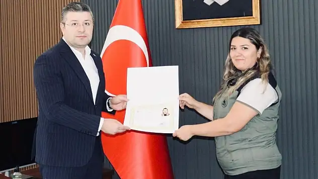 İnebolu Kaymakamı Uçar'dan Orman Personeline Başarı Belgesi