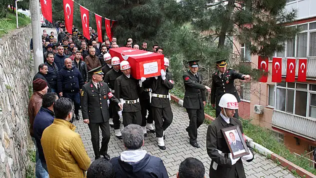 İnebolulu şehit Bursa'da uğurlandı