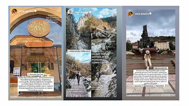 İnfluencerlardan Kastamonu Turizmine Katkı
