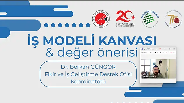 İş Modeli Kanvası Dersi Verildi