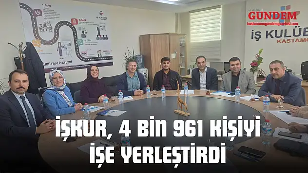 İŞKUR, 4 Bin 961 Kişiyi İşe Yerleştirdi