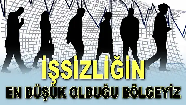 İşsizliğin En Düşük Olduğu Bölgeyiz
