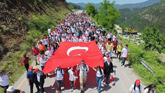 İstiklal Yolu Yürüyüşçüleri Küre'de Coşkuyla Karşılandı
