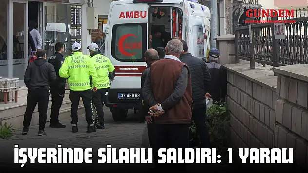 İşyerinde Silahlı Saldırı: 1 Yaralı