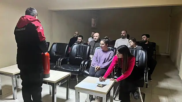 Kamu Personellerine 'Yangın Güvenliği' Eğitimi