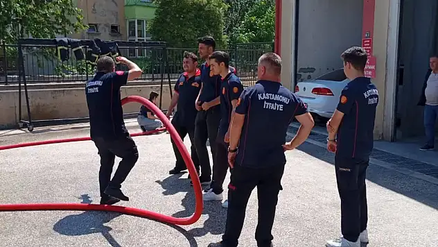 İtfaiye Müdürlüğünde Yaz Dönemi Staj Programı Sürüyor