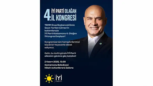 İYİ Parti İl Kongresi'ni Gerçekleştirecek