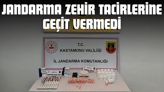 Jandarma Zehir Tacirlerine Geçit Vermedi