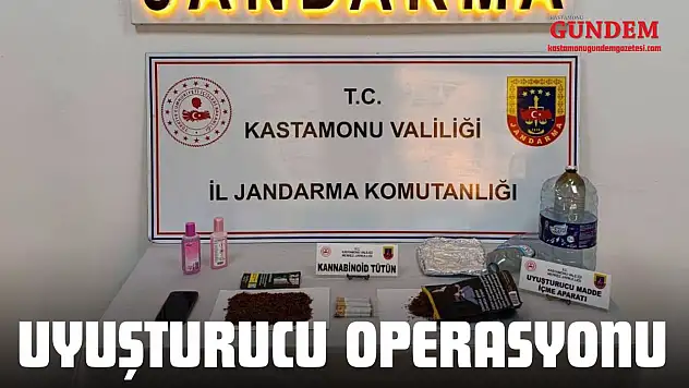 Jandarmadan Uyuşturucu Operasyonu: 3 Şüpheli Tutuklandı