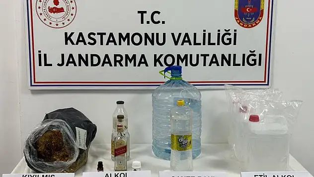 Kaçak Alkol Ele Geçirildi